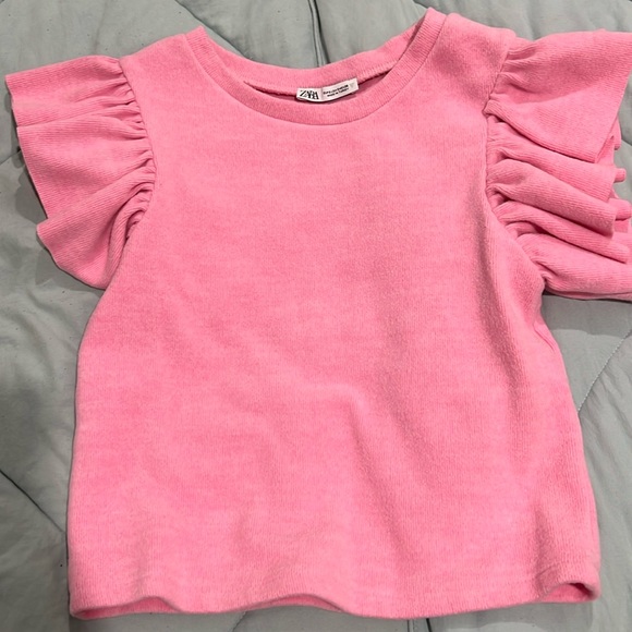Zara Small Pink Blouse - Picture 1 of 4